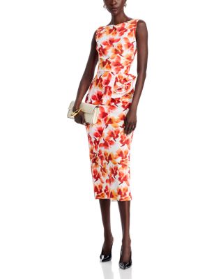 Madie Printed Midi Dress