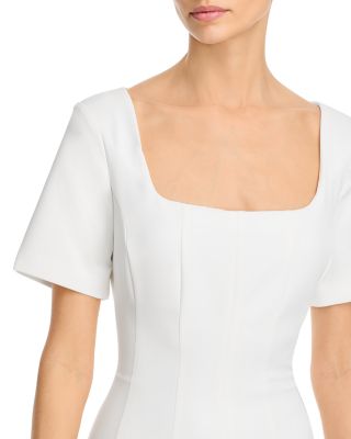 Joy Lace Godet Dress