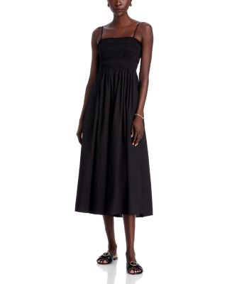 Michael Kors Smocked Midi Dress | Bloomingdale's Women
