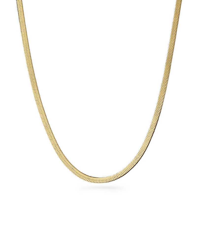 Ana Luisa Herringbone Chain Necklace - Ina