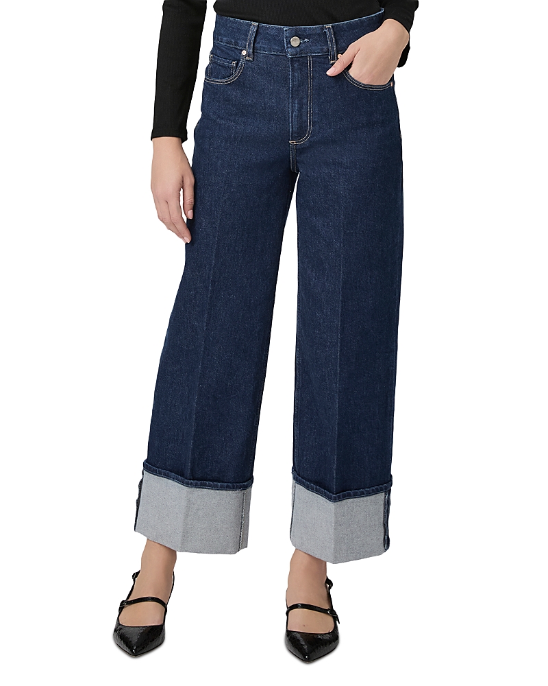 Paige Organic Denim Sasha Wide-leg Jeans In Casa