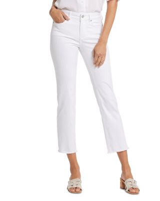 NYDJ - Marilyn High Rise Ankle Jeans in Optic White