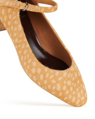 Women&#39;s Mannerly-F Calf Hair Mary Jane Pumps