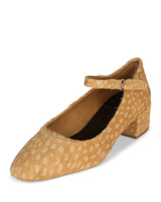 Women&#39;s Mannerly-F Calf Hair Mary Jane Pumps
