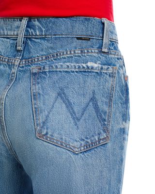 The Rambler Sneak High Rise Wide Straight Jeans in Tcb