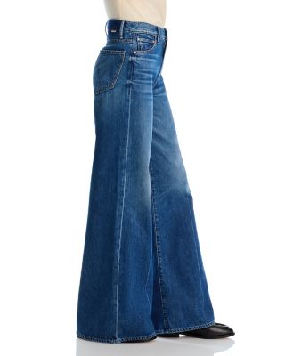 The Undercover Sneak High Rise Wide Leg Jeans in Rags to Riches