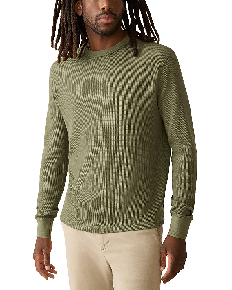 Faherty Cloud Waffle Knit Crew