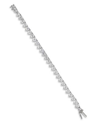 Real Love Heart Cubic Zirconia Flex Bracelet