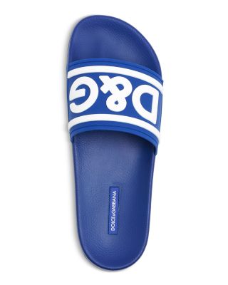 Men's Saint Barth Logo Slip On Pool Sandals
