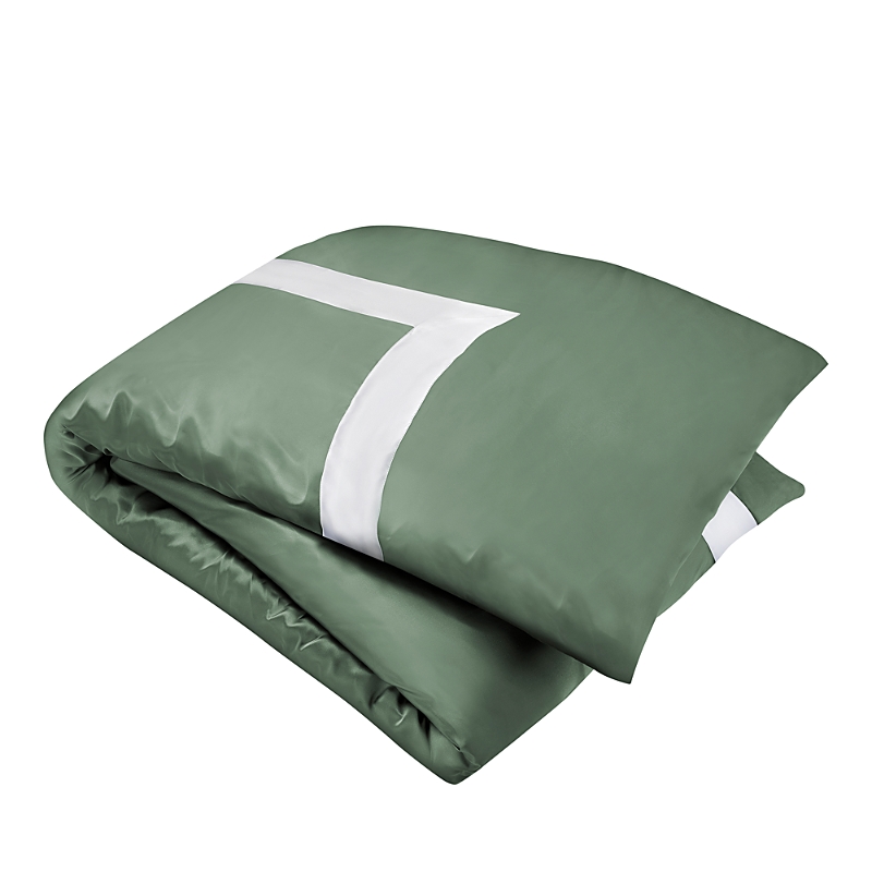Gingerlily Silk Ashdown King Duvet Cover In Green
