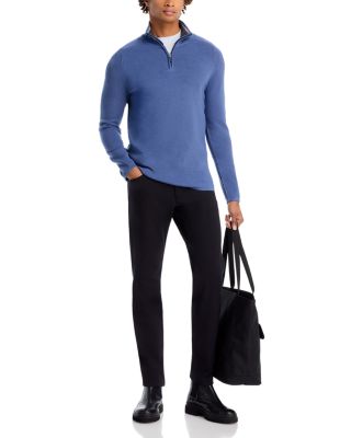 Tech Long Sleeve Quarter Zip Polo Sweater