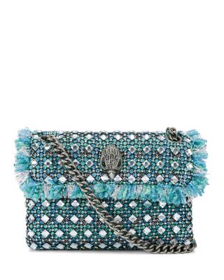 Kurt Geiger London Tweed Mini Kensington Crossbody