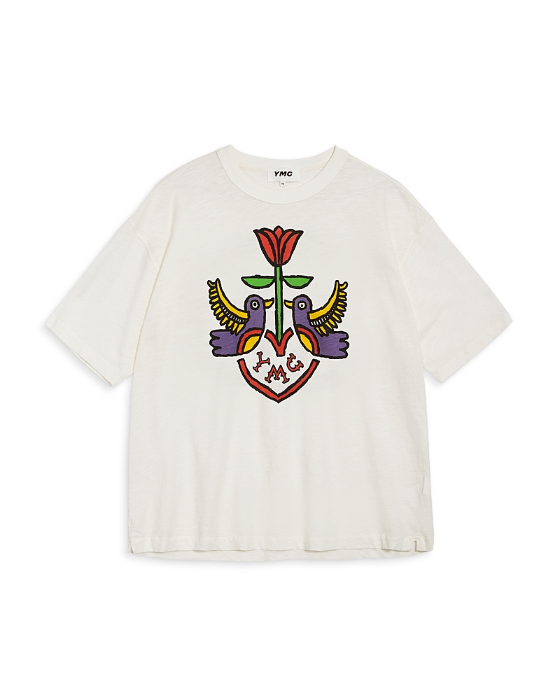 YMC YOU MUST CREATE OVERSIZED FIT GRAPHIC LOGO TEE