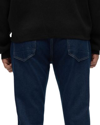 Blake Slim Straight Fit Jeans in Shadow Gray