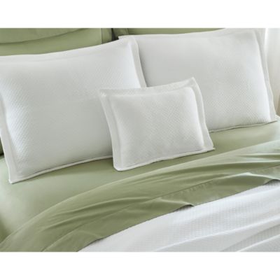 Rombo Cotton Diamond Piqué Matelassé Coverlet, Full/Queen