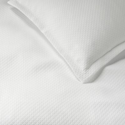 Rombo Cotton Diamond Piqué Matelassé Coverlet, Full/Queen