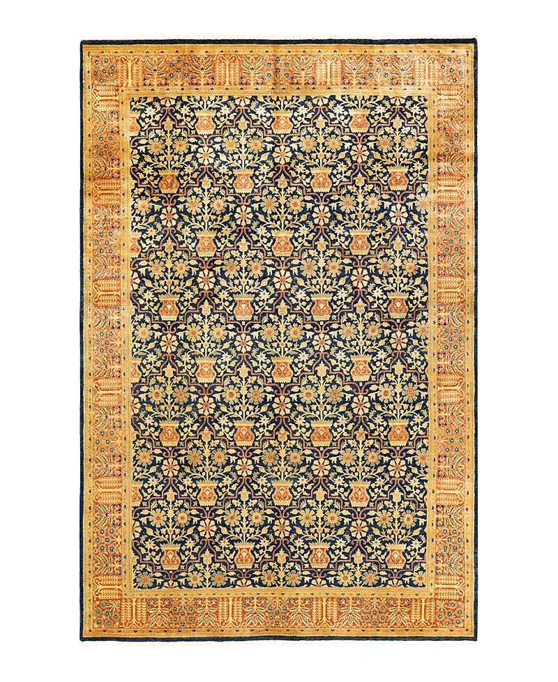 Bloomingdale's Mogul M1399 Area Rug, 6'1 X 9'1 In Blue