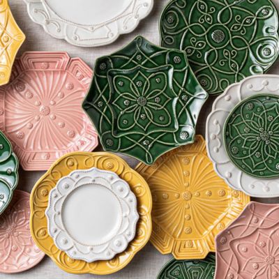 Jardins Du Monde Dessert/Salad Plate, Set of 4