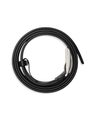 Men's Check Leather Belt