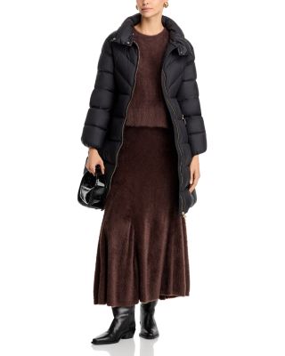 Moncler Brou Long Down Coat | Bloomingdale's