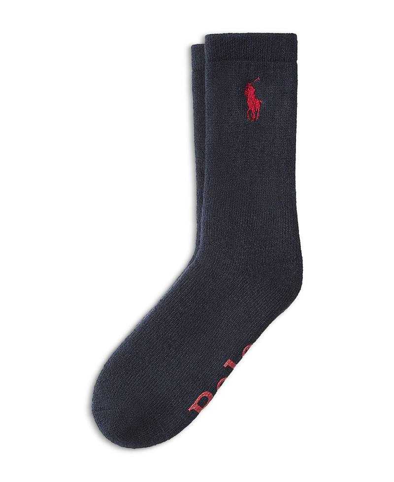 Polo Ralph Lauren Signature Embroidered Slipper Socks