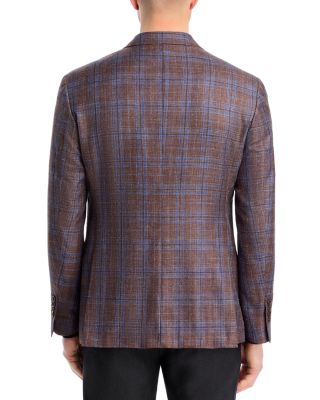G Line Regular Fit Two Tone Plaid Jacket