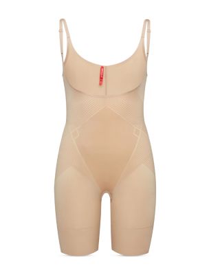 SPANXshape™ Invisible Open-Bust Mid-Thigh Bodysuit