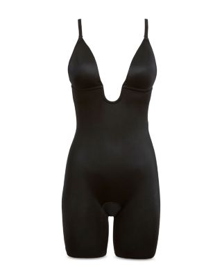 SPANXshape™ Suit Your Fancy Plunge Low-Back Mid-Thigh Bodysuit