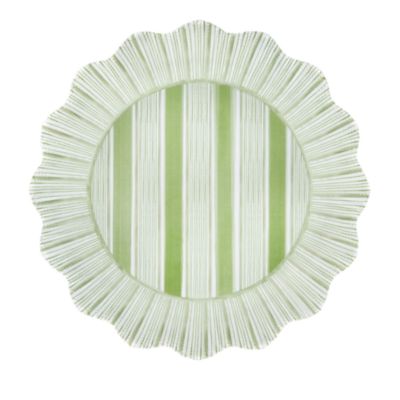 Cabana Stripe Melamine Dinner Plate, Set of 4
