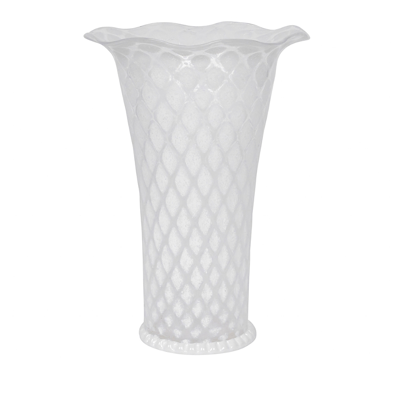 Juliska Trellis 9 Flared Vase In White