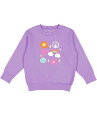 Sweet Wink - Girls' Happy Doodle Sweatshirt - Little Kid, Big Kid