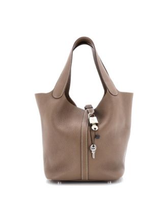 Pre-Owned Hermes Mm Picotin Lock Bag Clemence