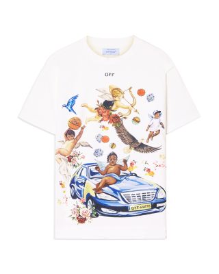 Off-White - Fresco Car Slim Fit Graphic Tee