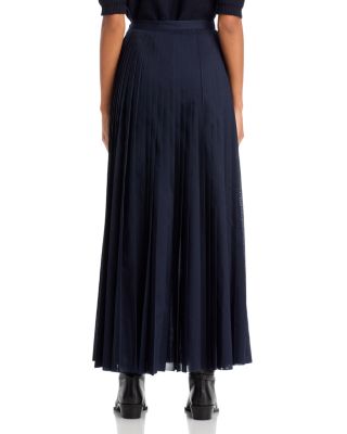 Pleated Maxi Skirt