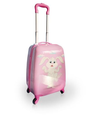 Italy Happy Bunny 18" Spinner Wheel Style Kids Suitcase