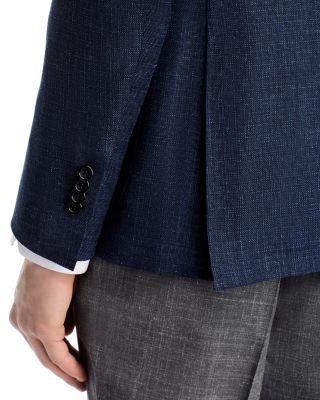 Kei Melange Hopsack Unstructured Regular Fit Sport Coat