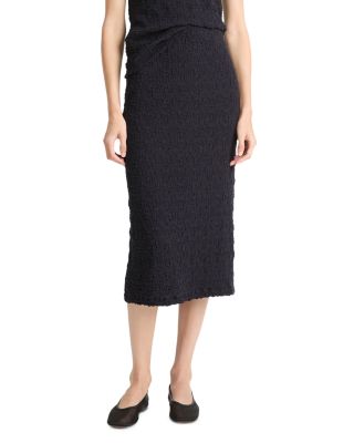 Vince - Smocked Midi Skirt