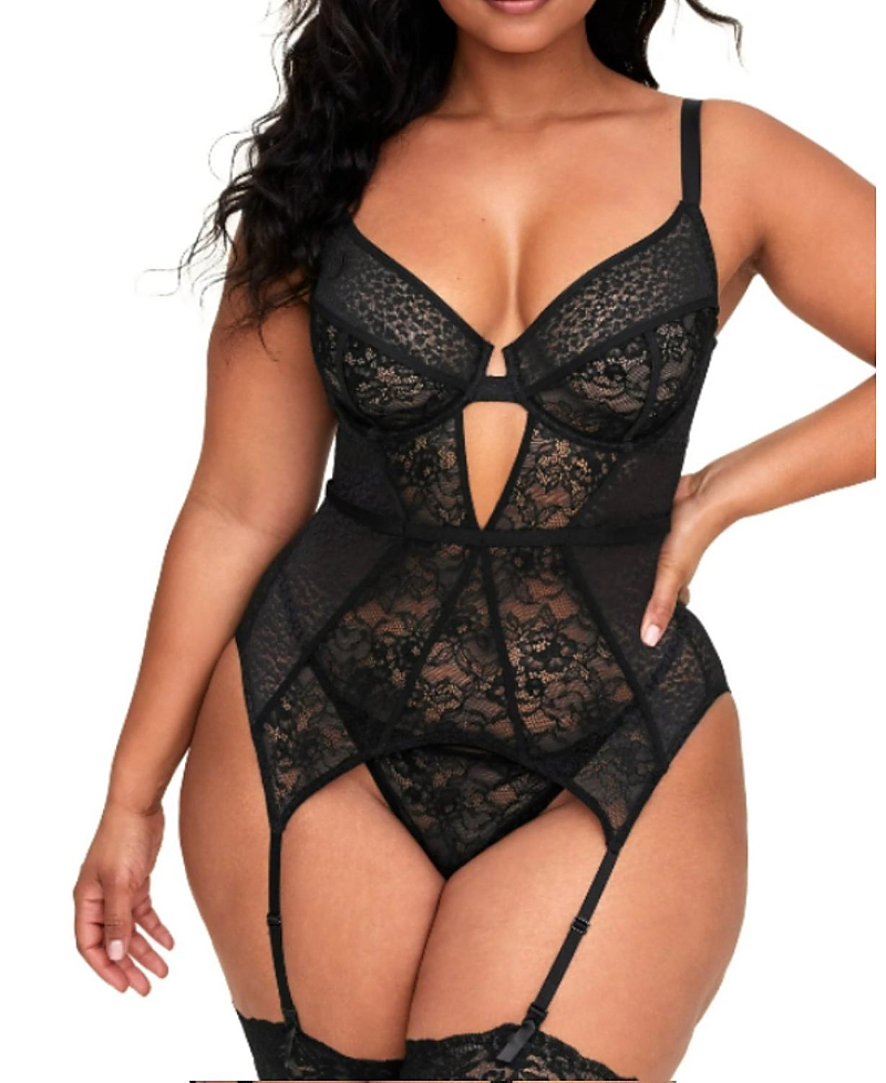Adore Me Lynn Women's Plus-Size Bustier Lingerie