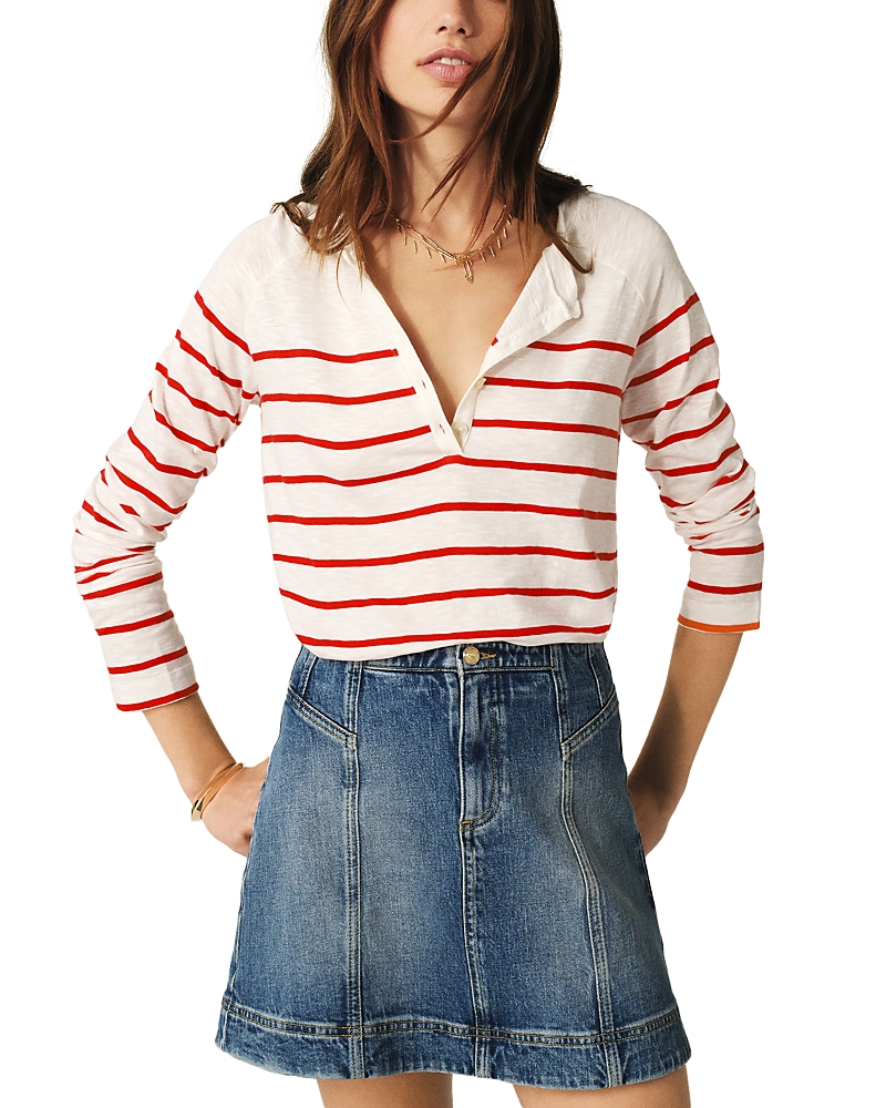 Ba&sh Ba & Sh Sophie Henley Tee In Red