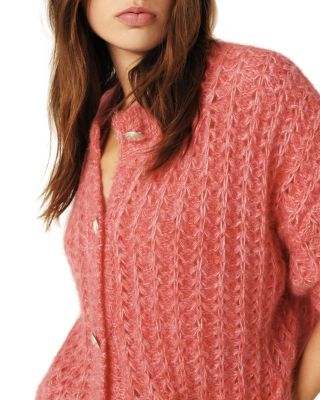 Bosic Round Neck Cardigan Sweater