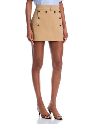 Elli Button Front Skirt