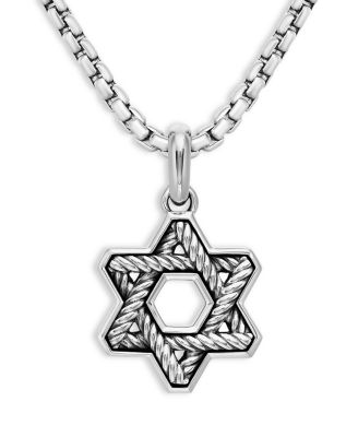 David Yurman - Sterling Silver Star of David Pendant