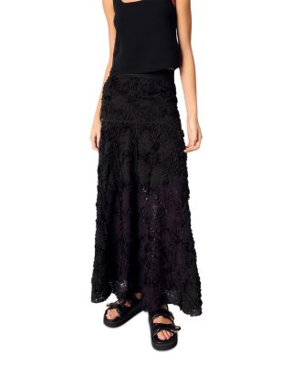 Long Embroidered Skirt