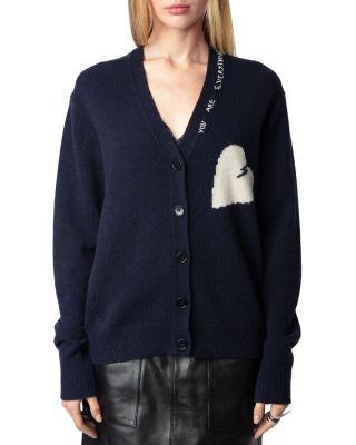 Zadig & Voltaire - Travia Cashmere Heart Cardigan