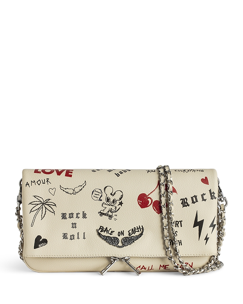 Zadig & Voltaire Rock Love Tag Flash Crossbody In Flash