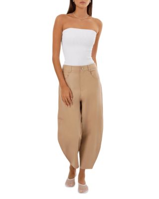 Fenne Tapered Leather Pants