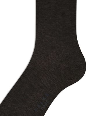 Cotton Blend Fil D'&eacute;cosse Mid Calf Socks