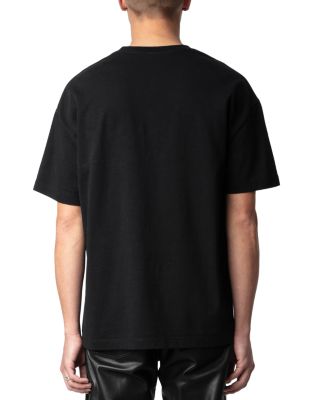 Teddy Cotton Studded Rock N Roll Graphic Tee