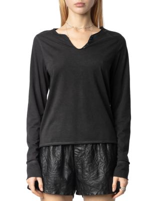 Tunisian Long Sleeve Tee