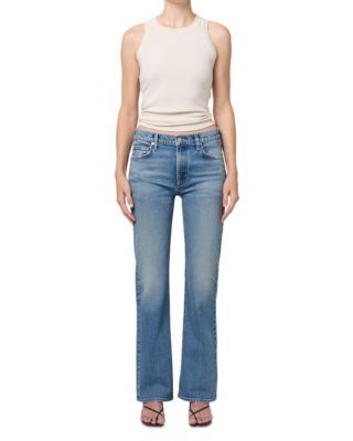 Genova Low Slung Bootcut Jeans in Clairo